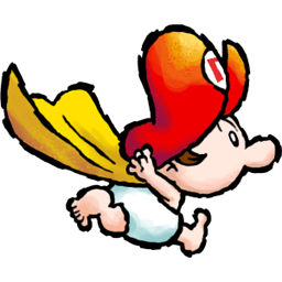 Super Baby Mario Icon 256x256 png